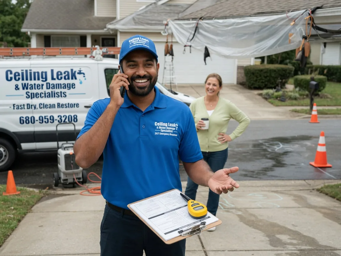 Ceiling Leak Cleanup Oak Park, CA FAQs